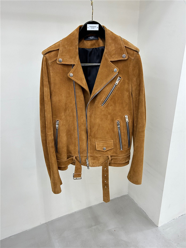 23fw A﹡iri Snakeskin Leather Jacket Top Version(626C) amiri clothes