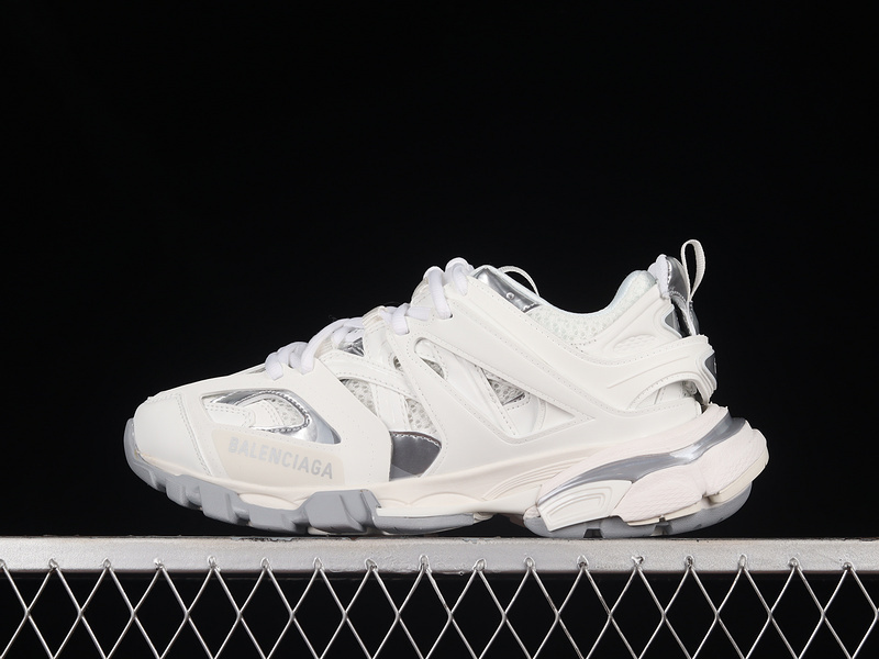 BALENCIAGA TRACK 【550】[W2FSC9081]-[BA﹡LEN﹡CIAGA TRACK SNEAKERS TESS S.GOMMA WHITE∕WHITE∕SILVER