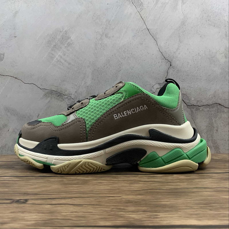 triple s 470 BA LEN CIAGA TRIPLE S DADSHOES GREY GREEN BEIGE BLACK UNISEX 35 46 19BB