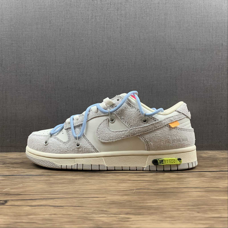 dunk 300 DJ0950 113 OW X SB DUNK LOW LOT 38 OF 50 SAIL NEUTRAL GREY PSYCHIC BLUE UNISEX 36 45