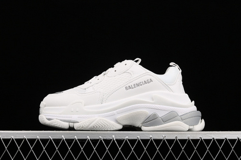 BALENCIAGA TRIPLE S 【550】[W2FS41200]-[ZG BA﹡LEN﹡CIAGA TRIPLE S SNEAKERS WHITE∕WHITE∕LIGHT GREY