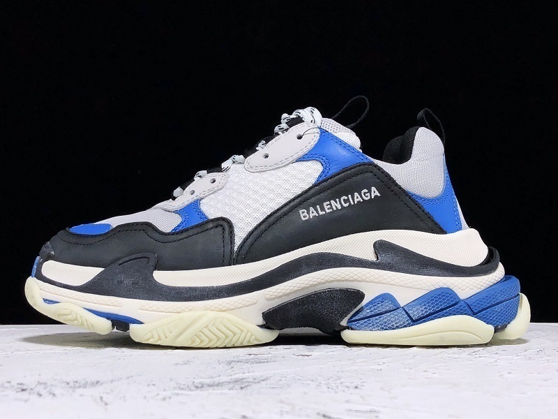 BALENCIAGA TRIPLE S [ECBL9002578]-[ZH TRIPLE S SNEAKER DADSHOE BLUE∕BLACK∕WHITE]-[MAN︰39-45](B