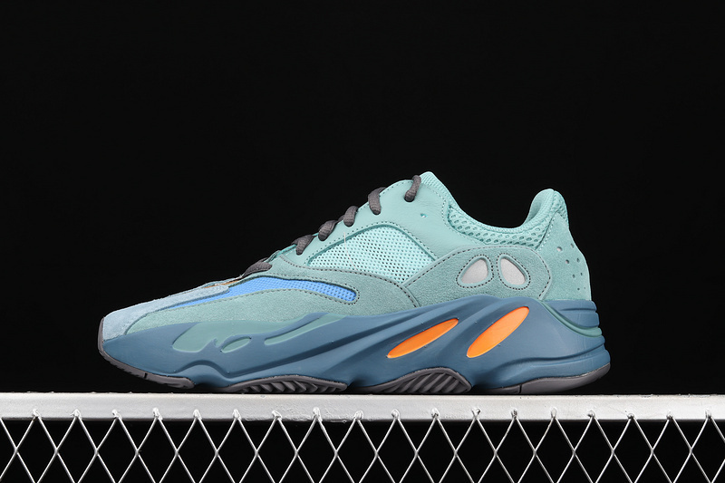 yeezy 700 420 GZ2002 YEEZY BOOST 700 SEA BLUE BLUE ORANGE WOMAN 36 39 MAN 40 48 6ECB