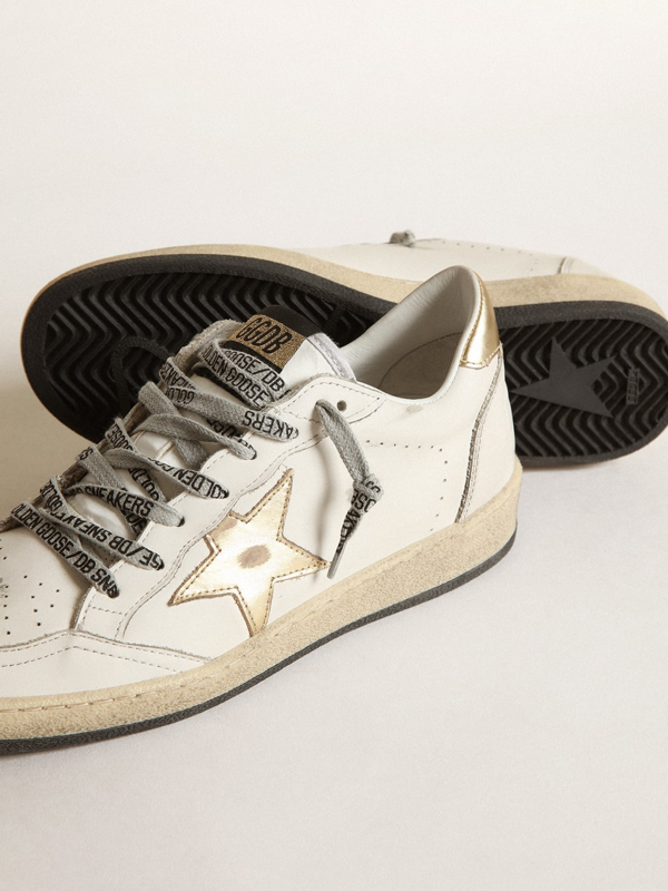 golden goose Sneakers Ball Star con stella e talloncino dorati(A490)