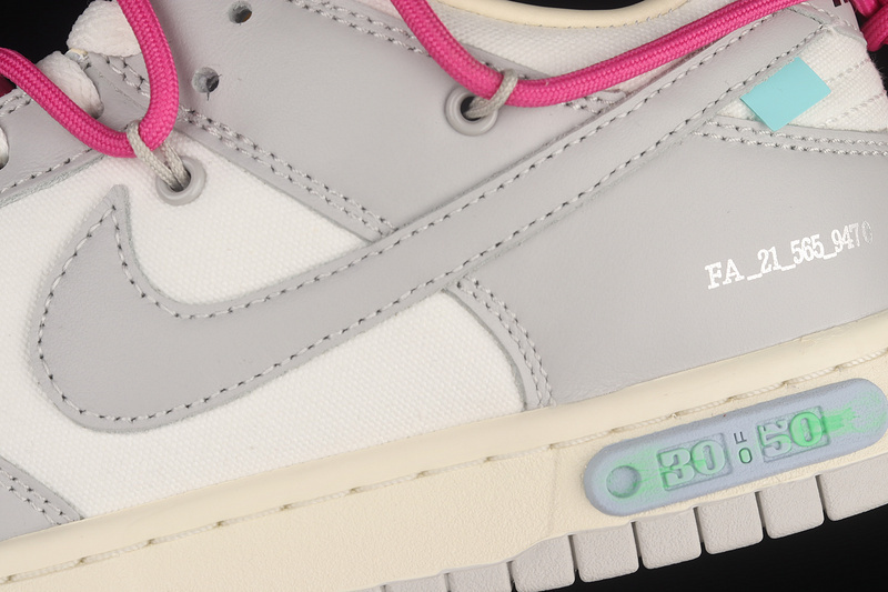 dunk 430 DM1602 122 OW X SB DUNK LOW LOT 30 OF 50 SAIL NEUTRAL GREY PURPLE UNSIEX 36 47.5 CAB