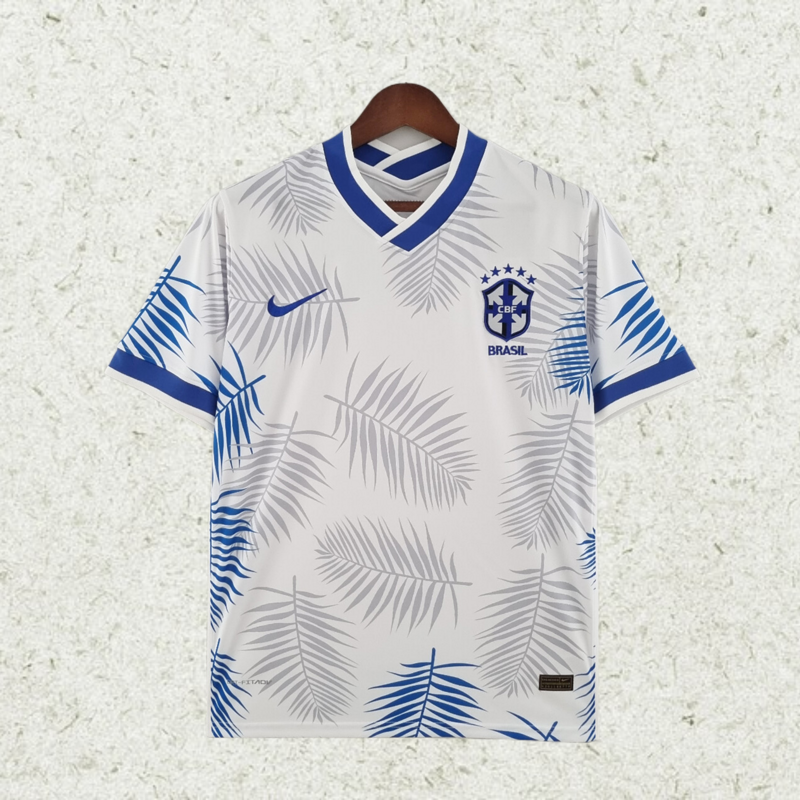 2022 Brazil Classic White soccer jersey Camiseta de futebol maillot camisas de time