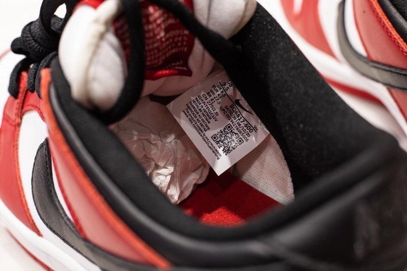 dunk 450 BQ6817 600 H12 DUNK LOW SB J PACK CHICAGO VARSITY RED BLACK WHITE UNISEX 36 48.5 98F