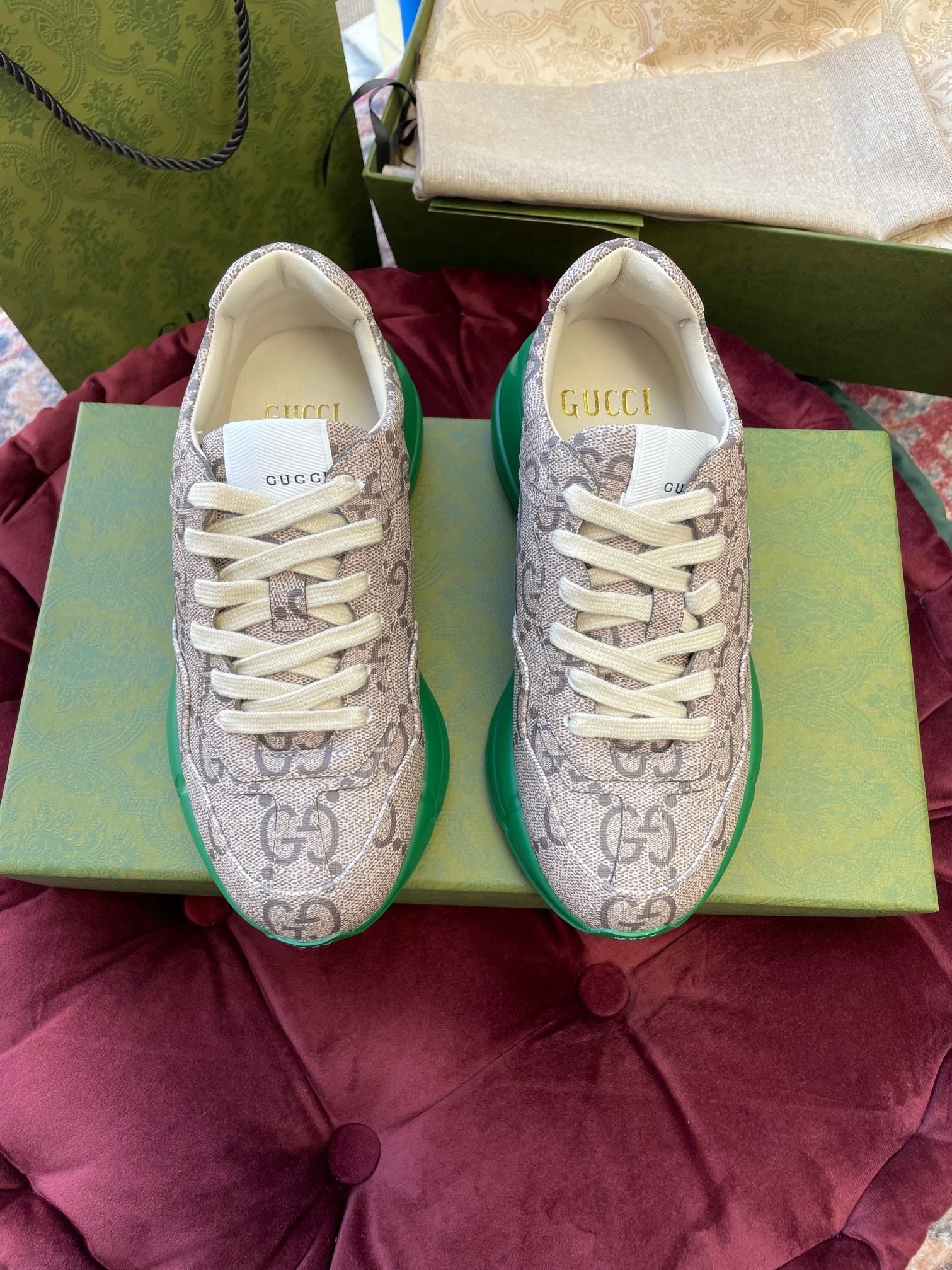 GUCCI SHOES Gucci rhyton sneaker(190usd)(BB46)