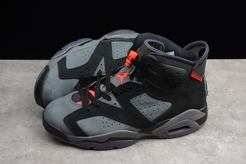 jordan 6 135 133 144 CK1229 001 AIR JORDAN 6 RETRO PSG PARIS SAINT GERMAIN IRON GREY BLACK AF