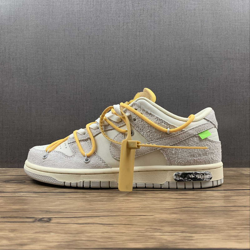 dunk 360 DJ0950 109 OW X SB DUNK LOW LOT 39 OF 50 SAIL NEUTRAL GREY AMARILLO UNSIEX 36 46 135