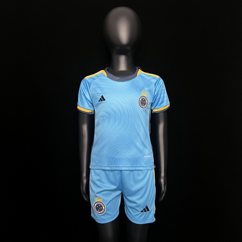 23∕24 Cruzeiro 3rd away kids 16-28(B6F5) palmeiras