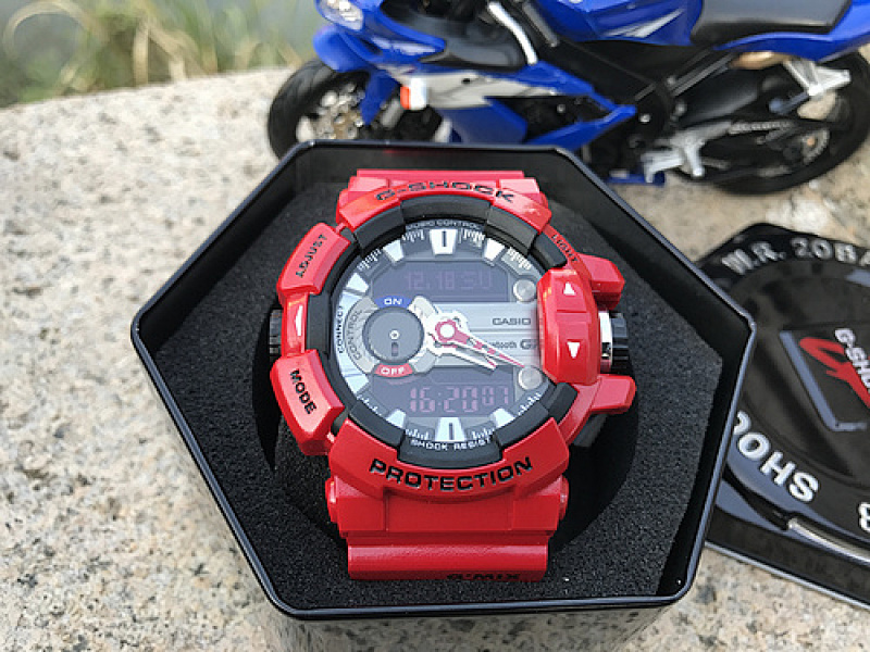 g shock original Bluetooth casio G shock GBA 400 Sport Watch RedABB1