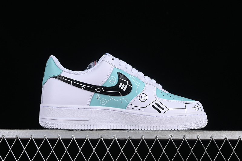 air force 1 320 CW2288 114 AIR FORCE 1 07 LOW PS5 WHITE BLACK GREEN WOMAN 36 39 MAN 40 45 0B6