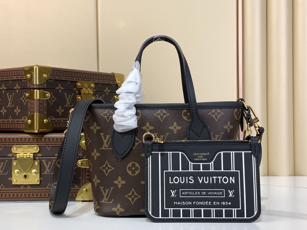 LV-Handbags m12106 Preschooler∕Black(639B)