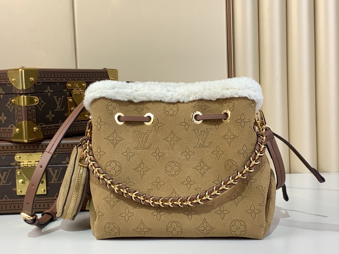LV-Handbags m11839 Light brown (lamb wool)(0CFE)
