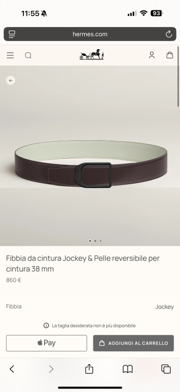 HERMES Belt -HERMES 01423E61
