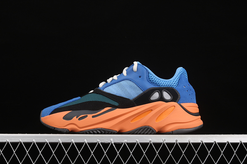 yeezy 700 400 GZ0541 YEEZY BOOST 700 BRIGHT BLUE CORE BLACK ORANGE WOMAN 36 39 MAN 40 48 BA5B