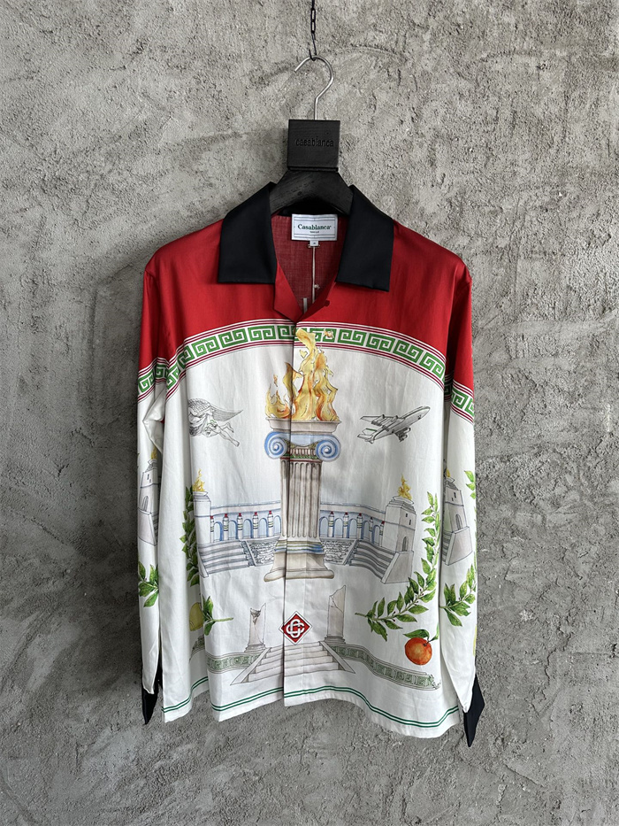 CASABLANCA Clothes CASABLANCA Silk Shirt Top Version(E545)