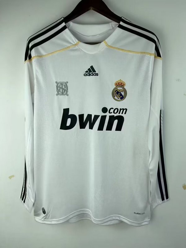retro jersey REal madrid LS Retro soccer jersey 2009 10 maglia calcio maillot football