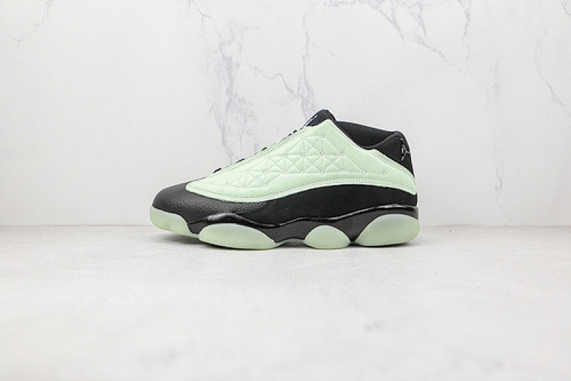 【630】[DM0803-300]-[AIR JORDAN 13 RETRO LOW SINGLES DAY BARLEY GREEN∕BLACK]-[MANaj 13