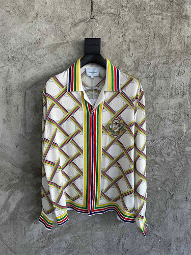 casablanca 11 2024SS CASABLANCA Silk Shirt Top Version 170 CA6A