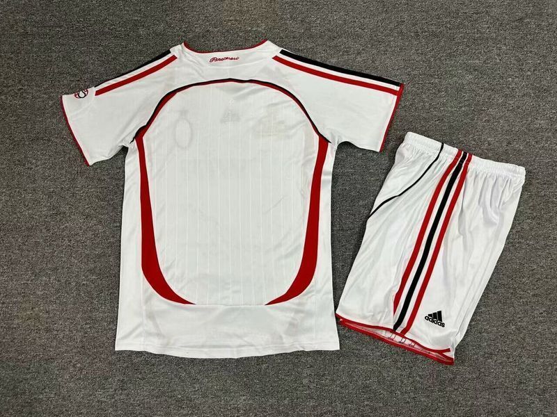 retro jersey AC Milan 2006 away retro Kids Sets maglia calcio maillot football camiseta