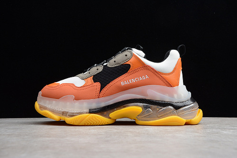 triple s 161 158 174 ECBA800616H ZG TRIPLE S SNEAKER DADSHOE ORANGE MULTI COLOR 7904