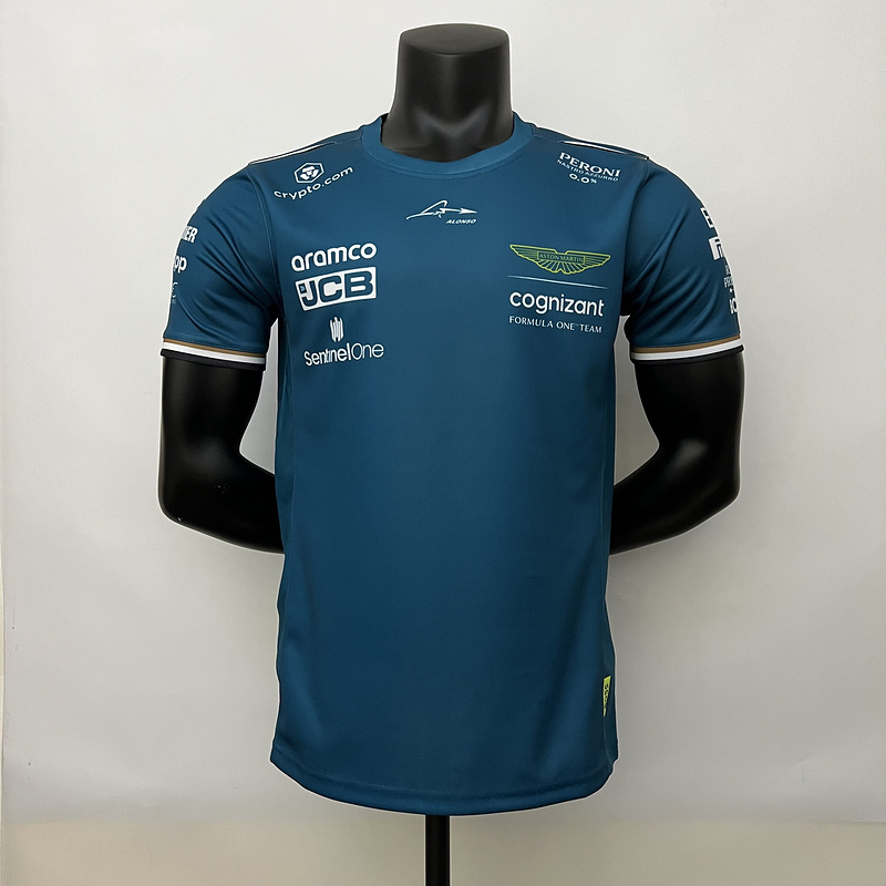 mercedes Aston Martin 2023 F1 green alonso t shirt60AB