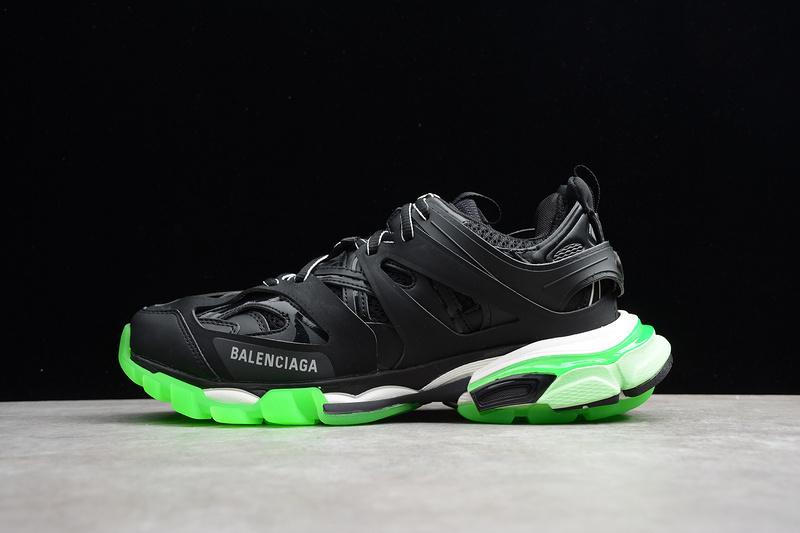 BALENCIAGA TRACK [154-151-167]-[ECBA80401311]-[3.0 TRIPLE S SNEAKER GOMMA MAILLE BLACK]-[UNISE