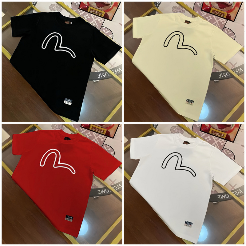 EVISU 1580）EVISU 福神 25新款 海鷗 m 短袖 短T 潮流 時尚 nC304