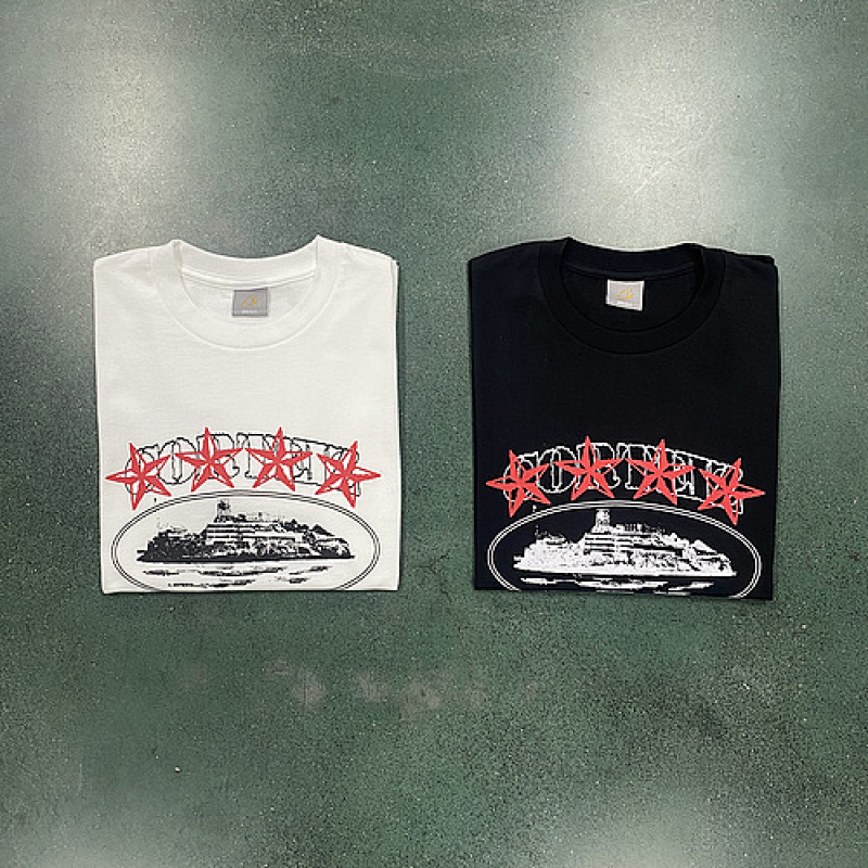 corteiz 78 4STARZ Alcatraz Tee A089