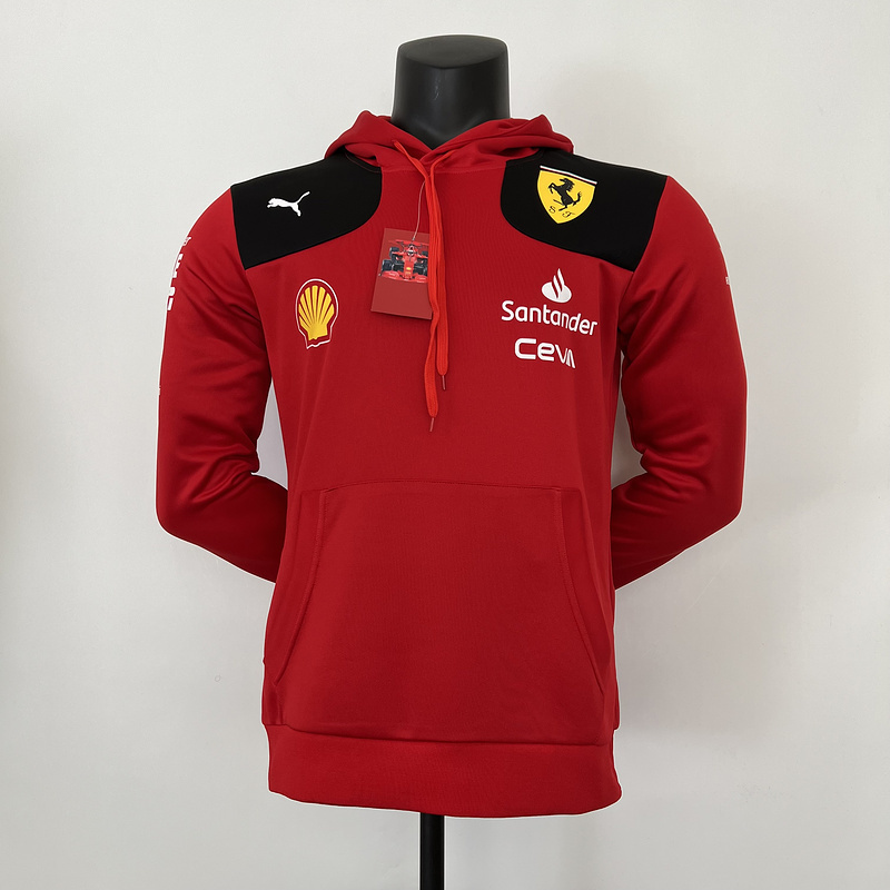 mercedes Ferrari 2023 F1 red hoodie0A93