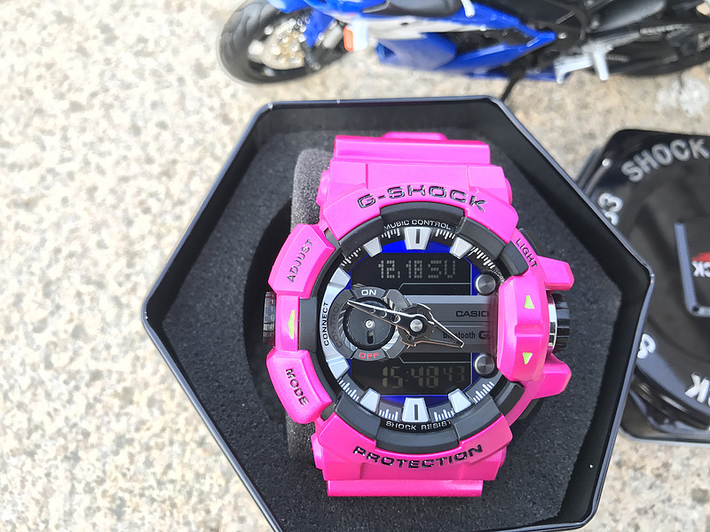 g shock original Bluetooth casio G shock GBA 400 Sport Watch Pink5E0B