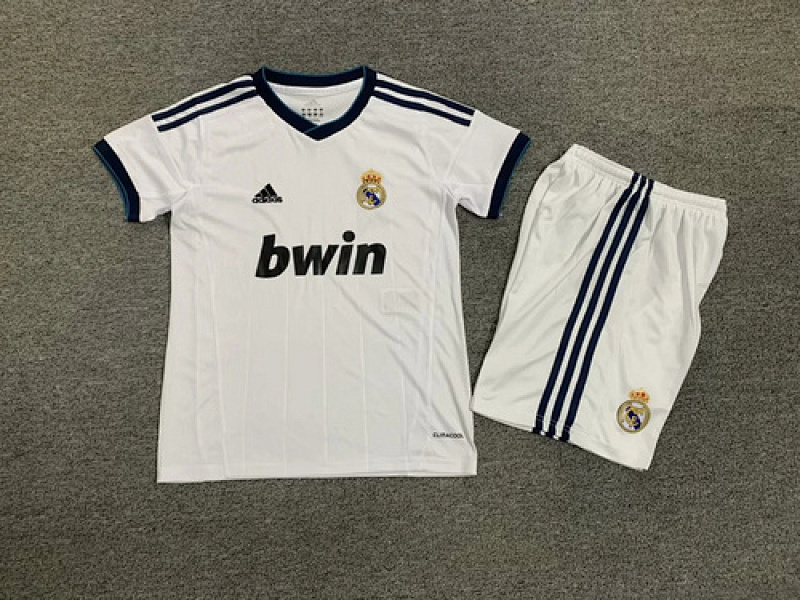 retro jersey Real madrid 2012 home retro Kids Sets maglia calcio maillot football camis