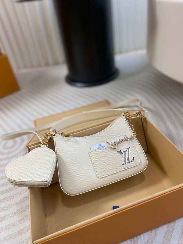 shoulder bag Lv shoulder bag white bagCCF2