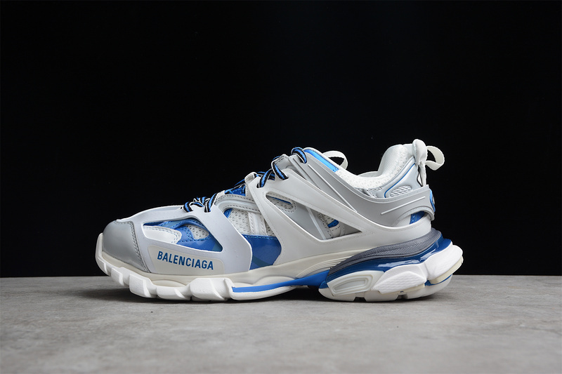 BALENCIAGA TRACK 【630】[542023-W2FS9-9051]-[BA﹡LEN﹡CIAGA TRACK 3.0 SNEAKERS GREY∕BLUE∕WHITE]-[U
