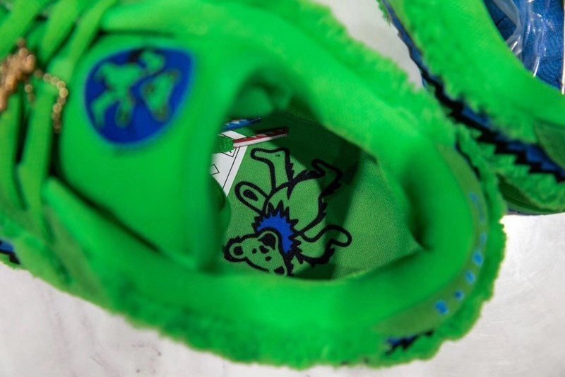 h12 【450】[CJ5378-300]-[H12 GRATEFUL DEAD X DUNK LOW SB GREEN BEAR ELECTRIC GREEN∕GAM