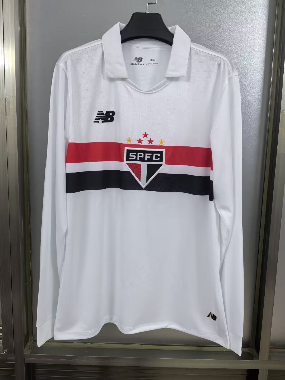 Brazil League Jerseys sao paulo 24-25 home long sleeve s-4xl(87C9)