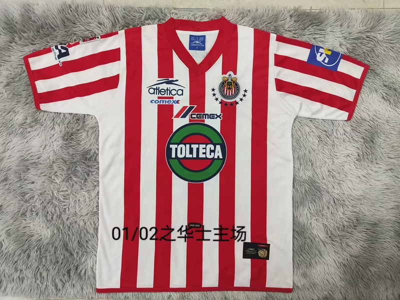 vintage Chivas retro Home soccer jersey 2001 02 maglia calcio maillot football camiseta
