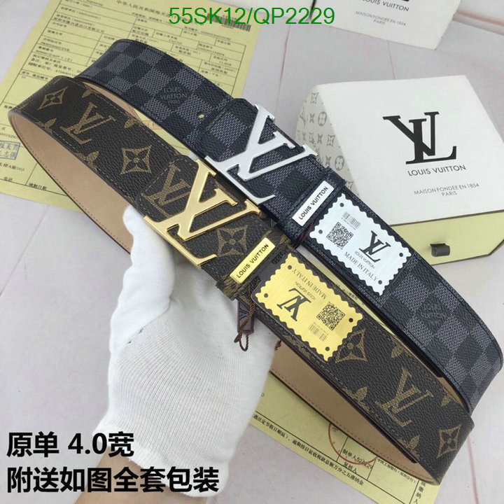 gucci belt Louis Vuitton Cheap fake belts LV Code QP222920B5