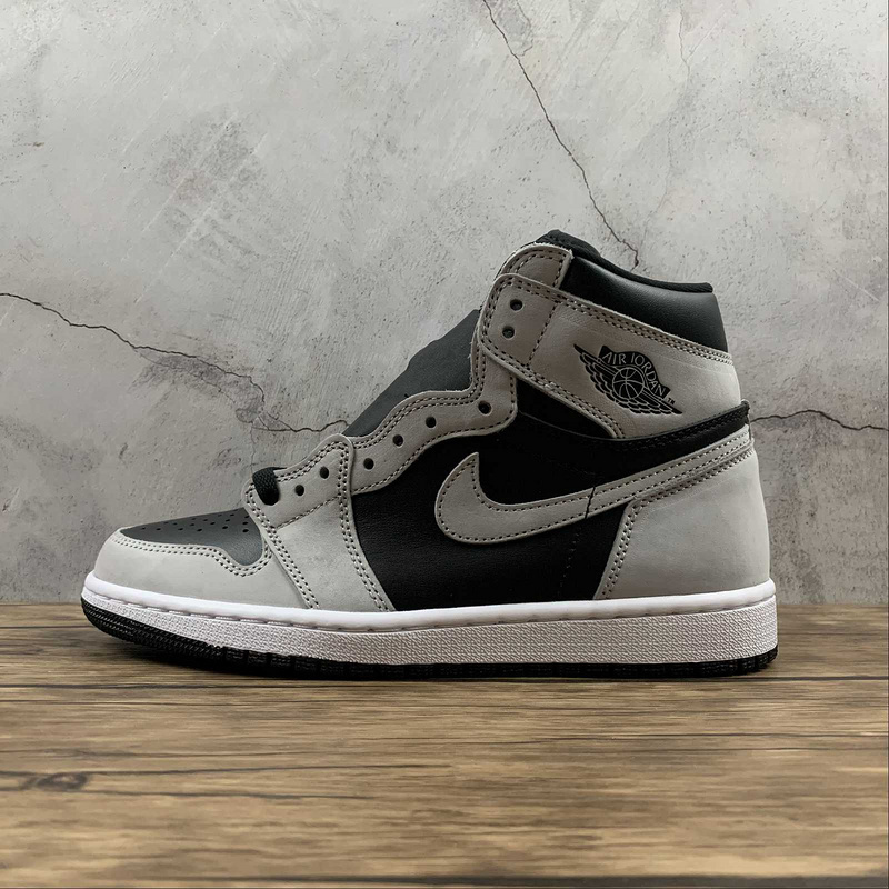 jordan 1 430 555088 035 AIR JORDAN 1 RETRO HIGH OG SHADOW 2.0 BLACK LIGHT SMOKE GREY WHITE MA
