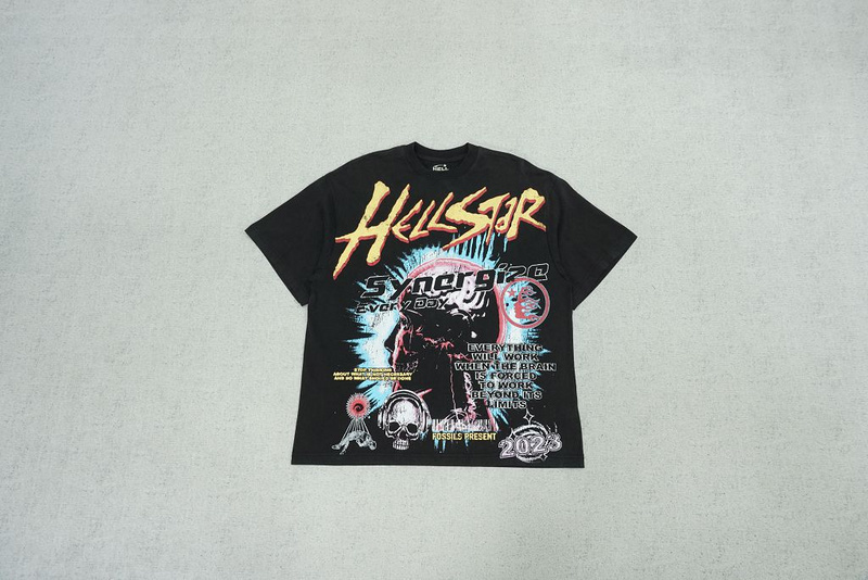 ￥128 HELLSTAR tee(0478) hellstar