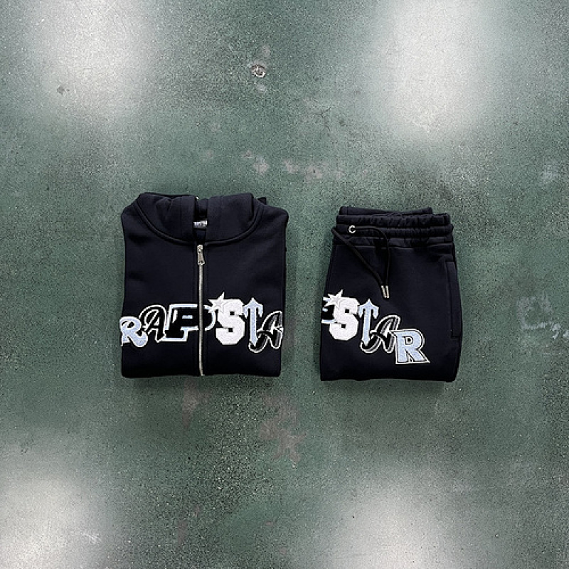 trapstar 380 Widcard Zip black blue 0D26