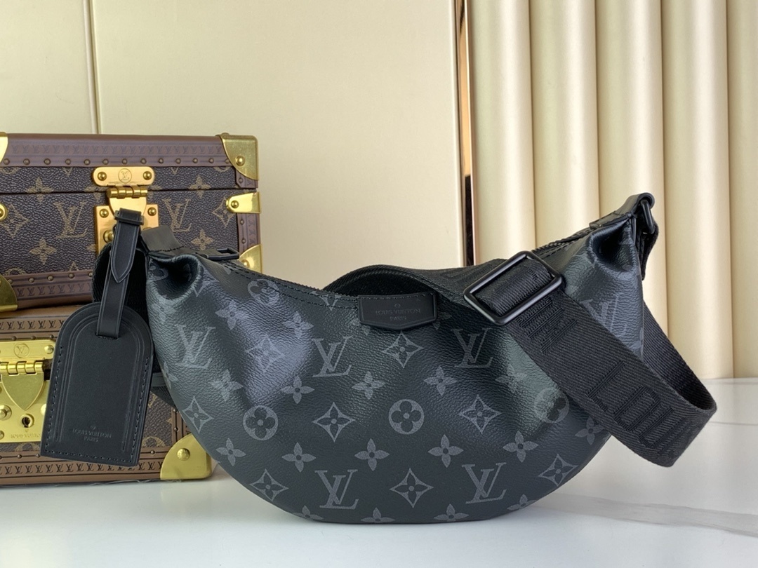 LV-Handbags M47158 Black flower(8FC1)