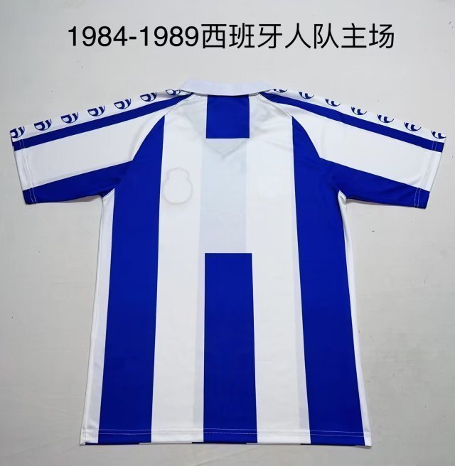 vintage Espanyol retro Home soccer jersey 1984 maglia calcio maillot football camisetas