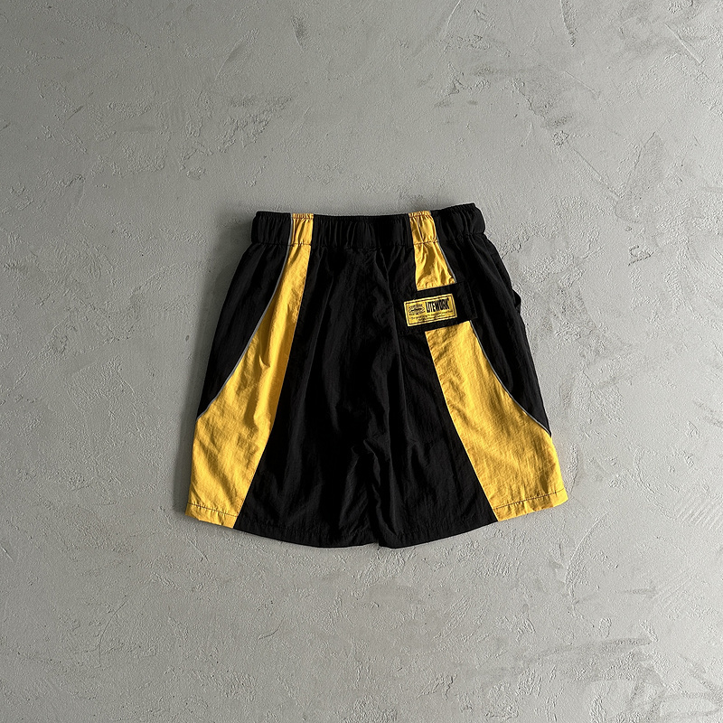 goat 165 Alcatraz Sun Rain Shorts Black Yellow9B19