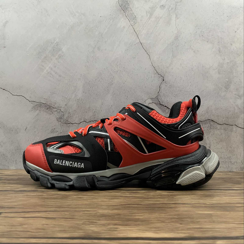BALENCIAGA TRACK 【560】[BA﹡LEN﹡CIAGA TRACK 2.0 SNEAKERS BLACK∕RED∕WHITE]-[WOMAN︰35-39]-[MAN︰40-