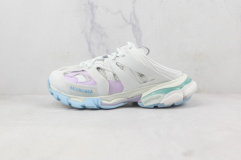 BALENCIAGA TRACK 【520】[BA﹡LEN﹡CIAGA TRACK 3.0 SNEAKERS WHITE∕SKY BLUE∕PINK]-[WOMAN︰36-40](9D13