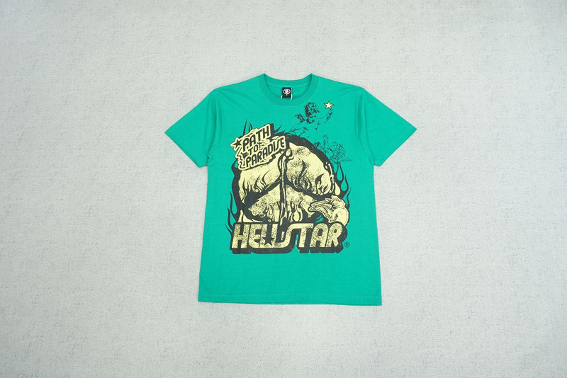 ￥98 HELLSTAR MENS SMALL PRE OWNED PATH SHIRT(3693) hellstar