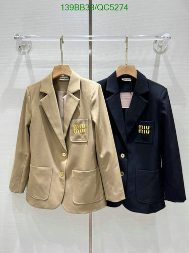 -Miu Miu High Quality Copy Clothing Code︰ QC5274(787E) best sellers